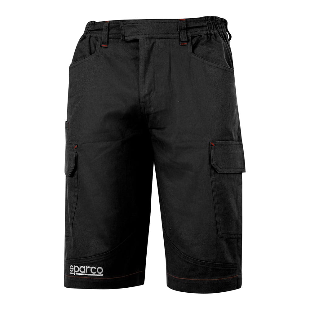 SPARCO PANTALÓN BERMUDA CARGO NEGRO