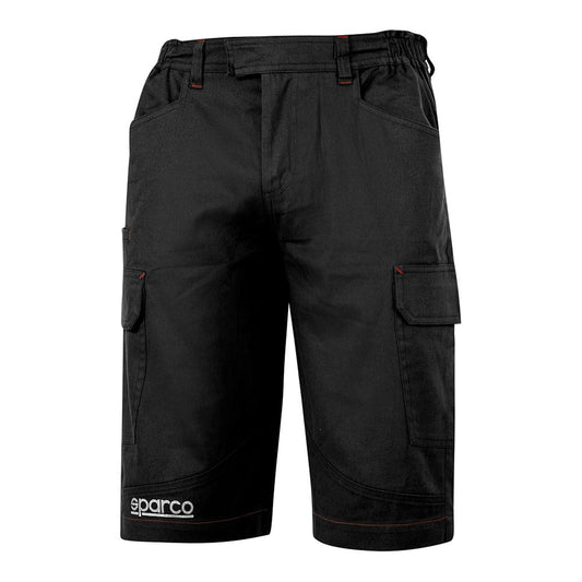 SPARCO PANTALÓN BERMUDA CARGO NEGRO