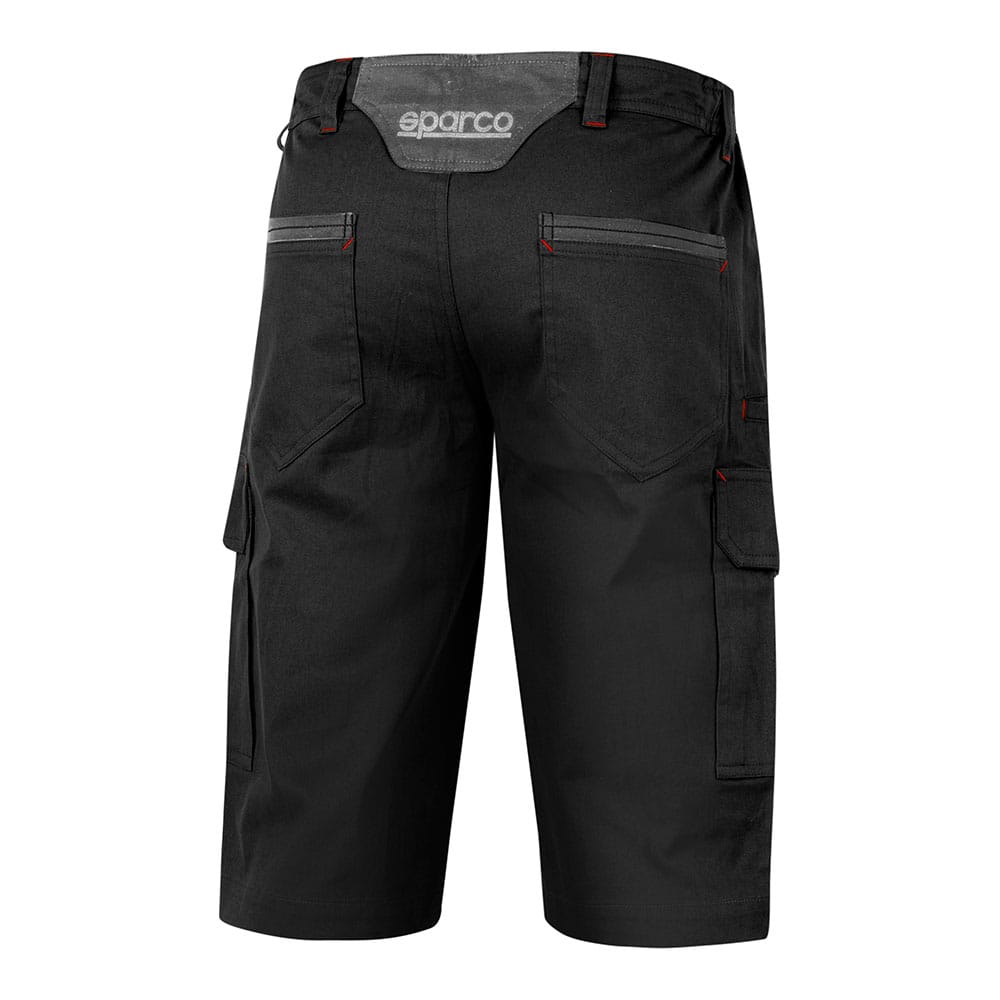 SPARCO PANTALÓN BERMUDA CARGO NEGRO