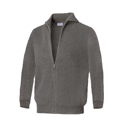 CHAQUETA ABIERTA CREMALLERA VESIN GRIS