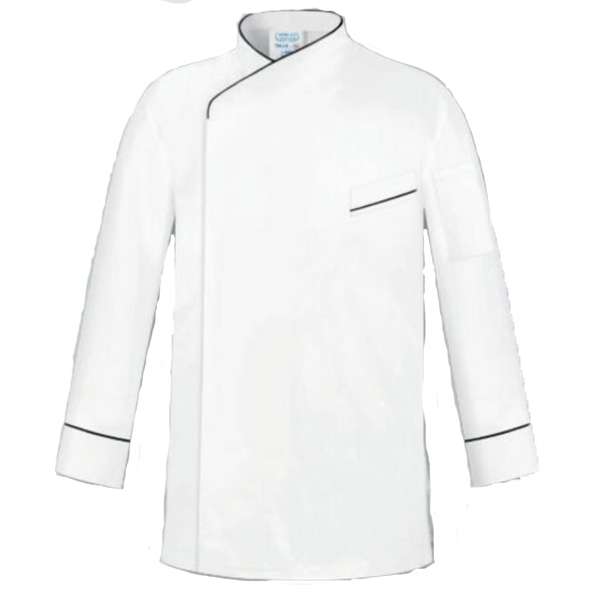 VESIN CHAQUETA COCINERO MANGA LARGA BLANCO