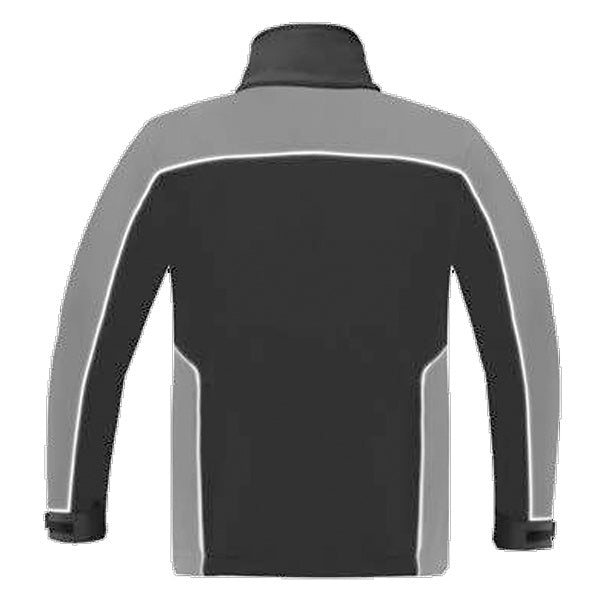 CHAQUETA SOFT SHELL VIVOS VESIN BICOLOR NEGRO-GRIS