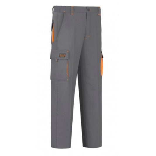 PANTALÓN DE TRABAJO 6 BOLSILLOS VESIN BICOLOR GRIS