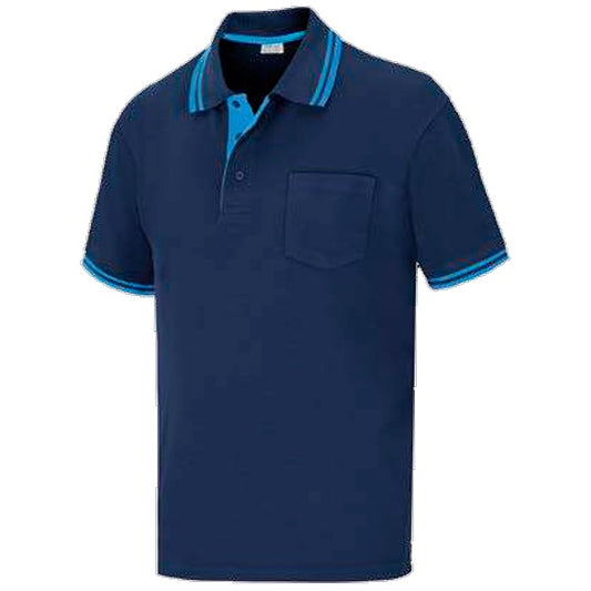 VESIN POLO MANGA CORTA ELITE AZUL